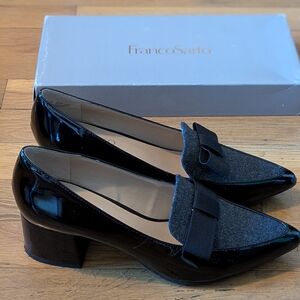 Franco Sarto Women's Black and Gray Loafers